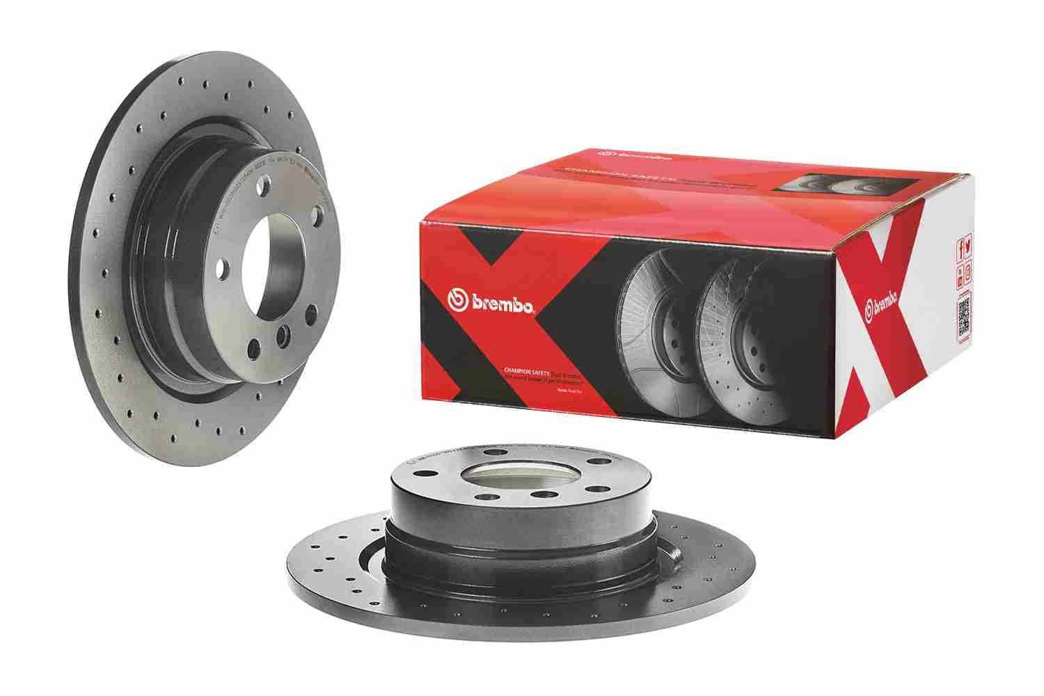 BREMBO 08.A205.1X - Bremsscheibe