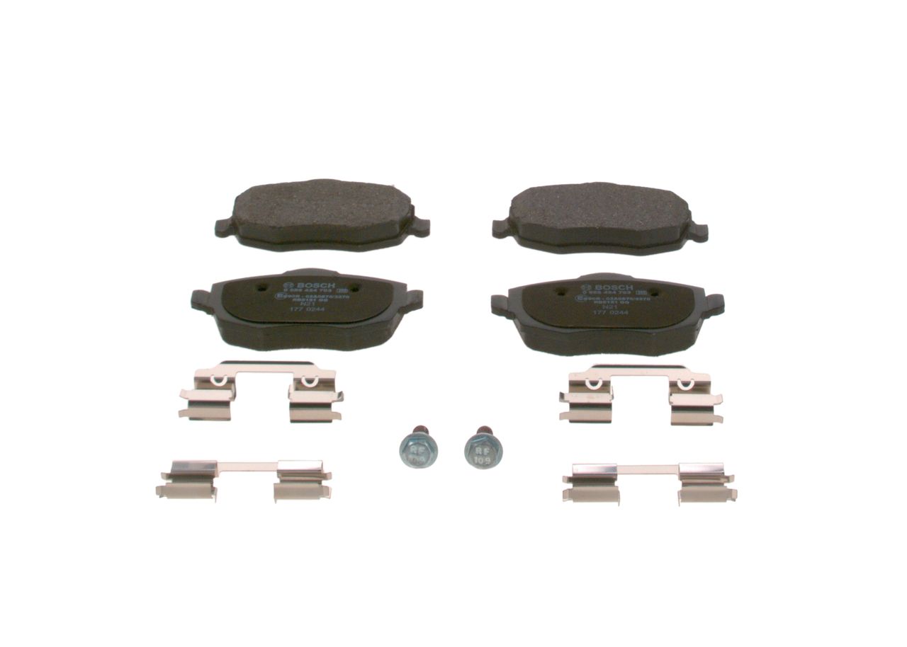 BOSCH 0 986 424 793 - Bremsbelagsatz, Scheibenbremse