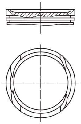 MAHLE 011 PI 00112 001 - Kolben
