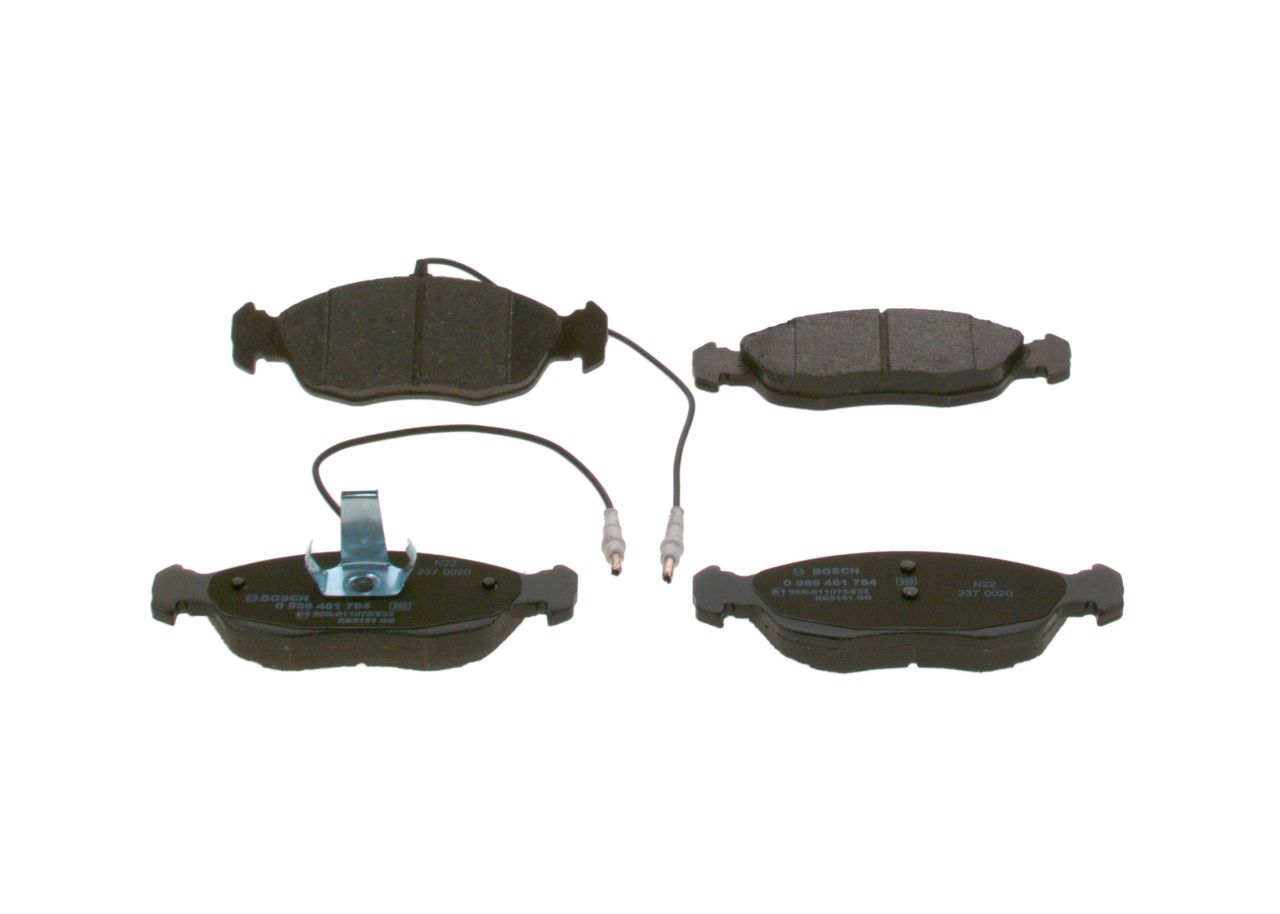 BOSCH 0 986 461 764 - Bremsbelagsatz, Scheibenbremse