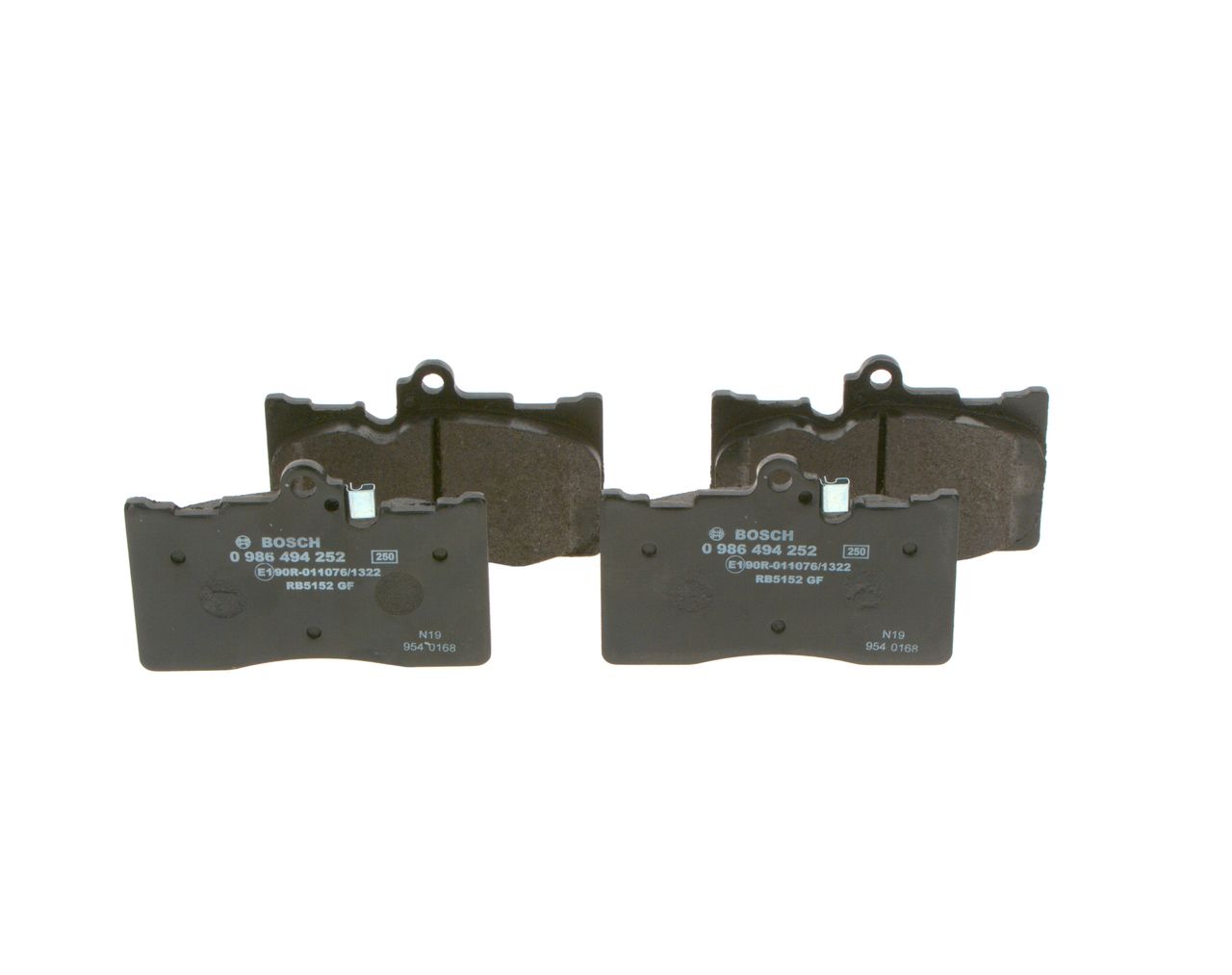 BOSCH 0 986 494 252 - Bremsbelagsatz, Scheibenbremse