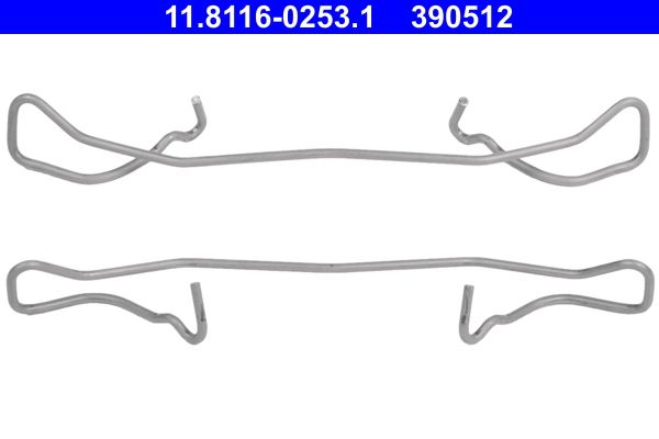ATE 11.8116-0253.1 - Feder, Bremssattel