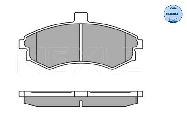 MEYLE 025 240 3117/W - Bremsbelagsatz, Scheibenbremse