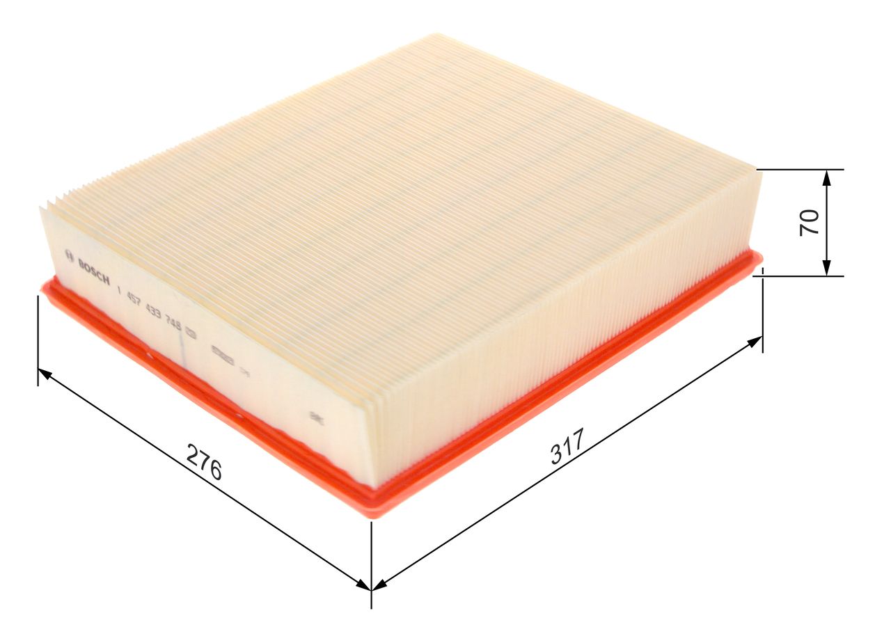 BOSCH 1 457 433 748 - Luftfilter