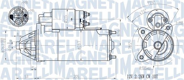 MAGNETI MARELLI 063720613010 - Starter