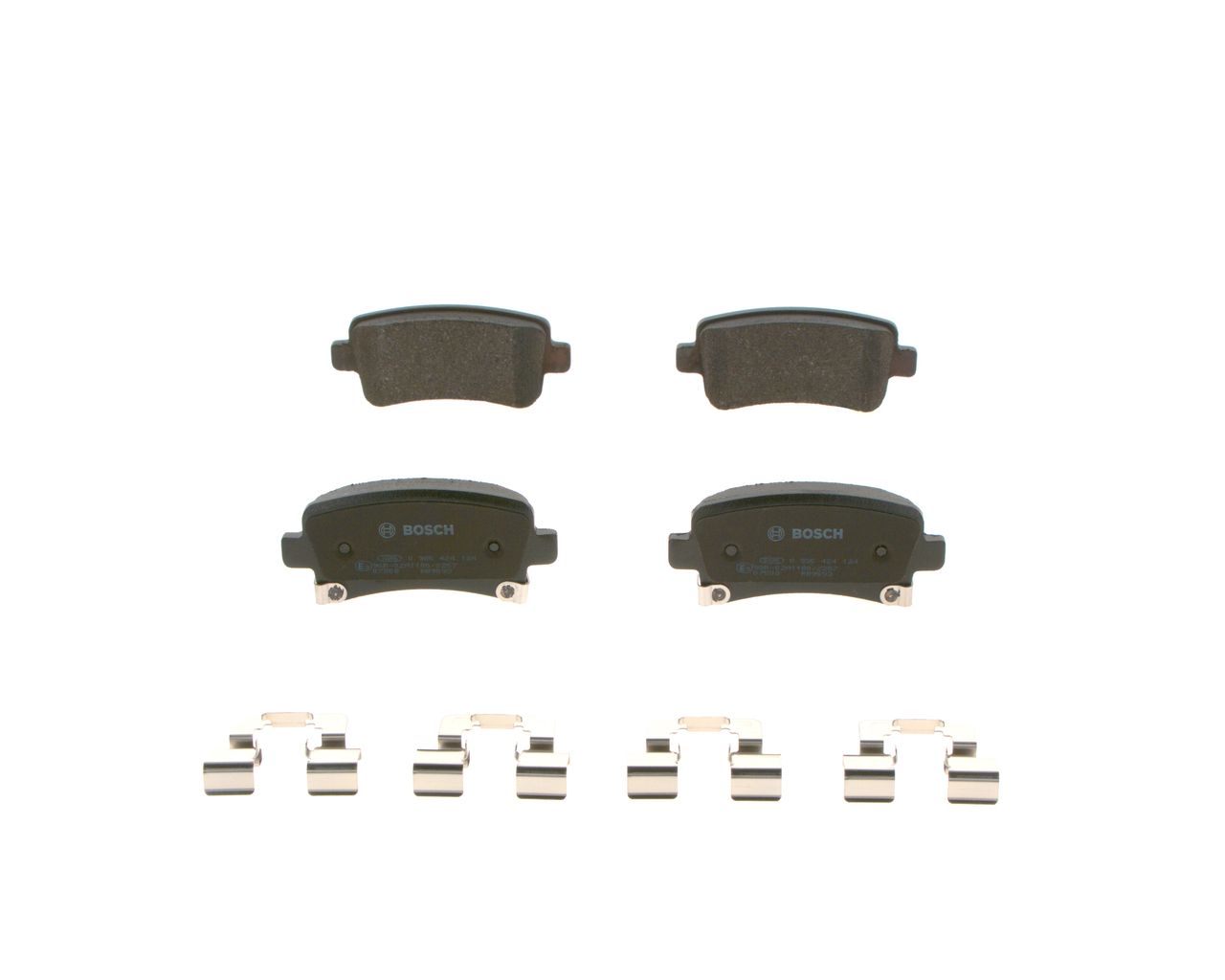 BOSCH 0 986 424 124 - Bremsbelagsatz, Scheibenbremse