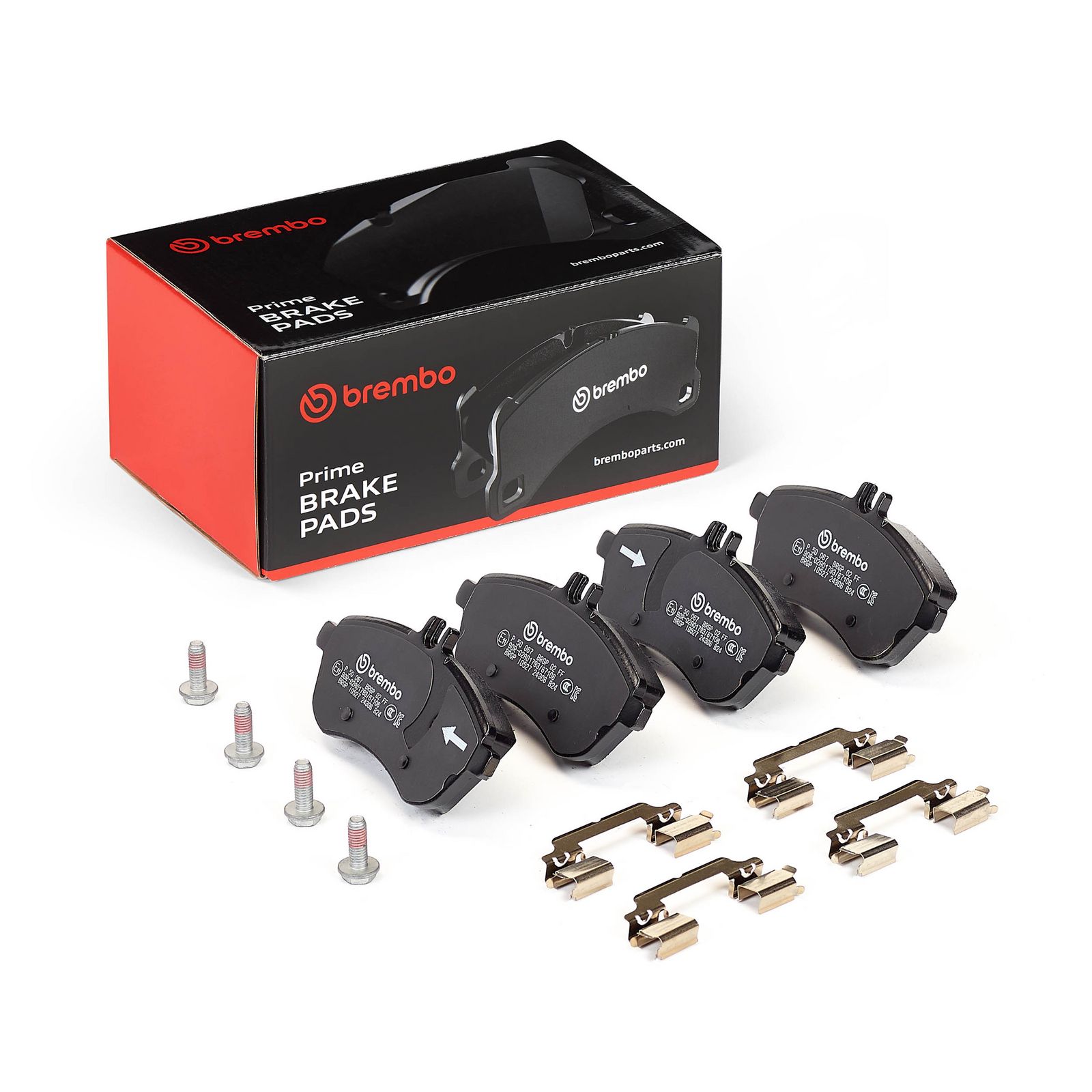 BREMBO P 50 067 - Bremsbelagsatz, Scheibenbremse