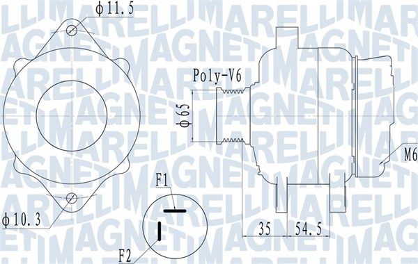 MAGNETI MARELLI 063731706010 - Generator