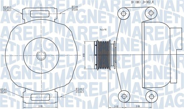 MAGNETI MARELLI 063731489010 - Generator