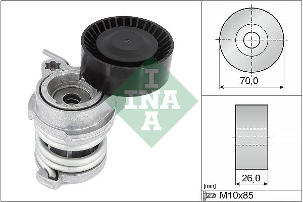 Schaeffler INA 534 0708 10 - Riemenspanner, Keilrippenriemen