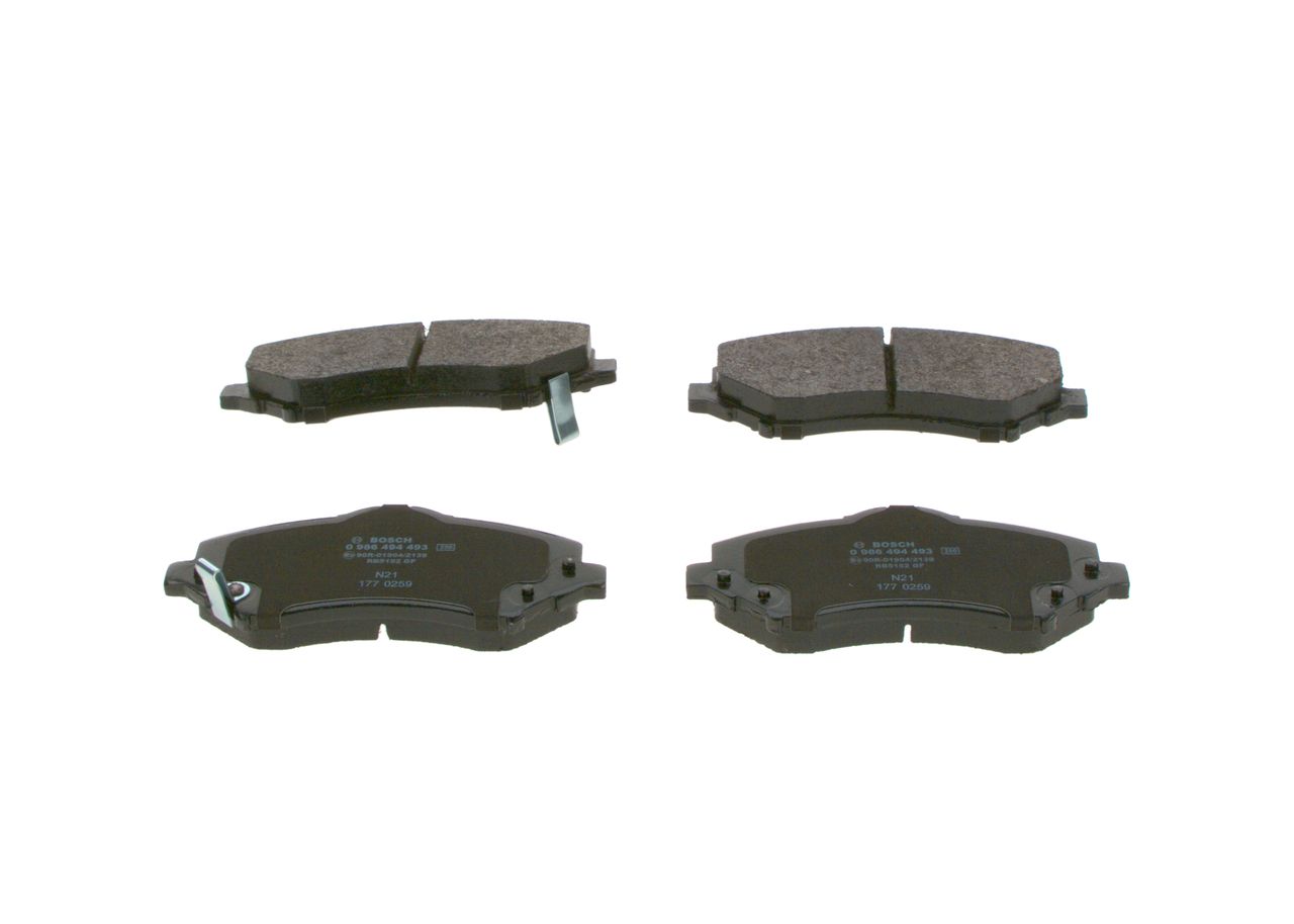 BOSCH 0 986 494 493 - Bremsbelagsatz, Scheibenbremse