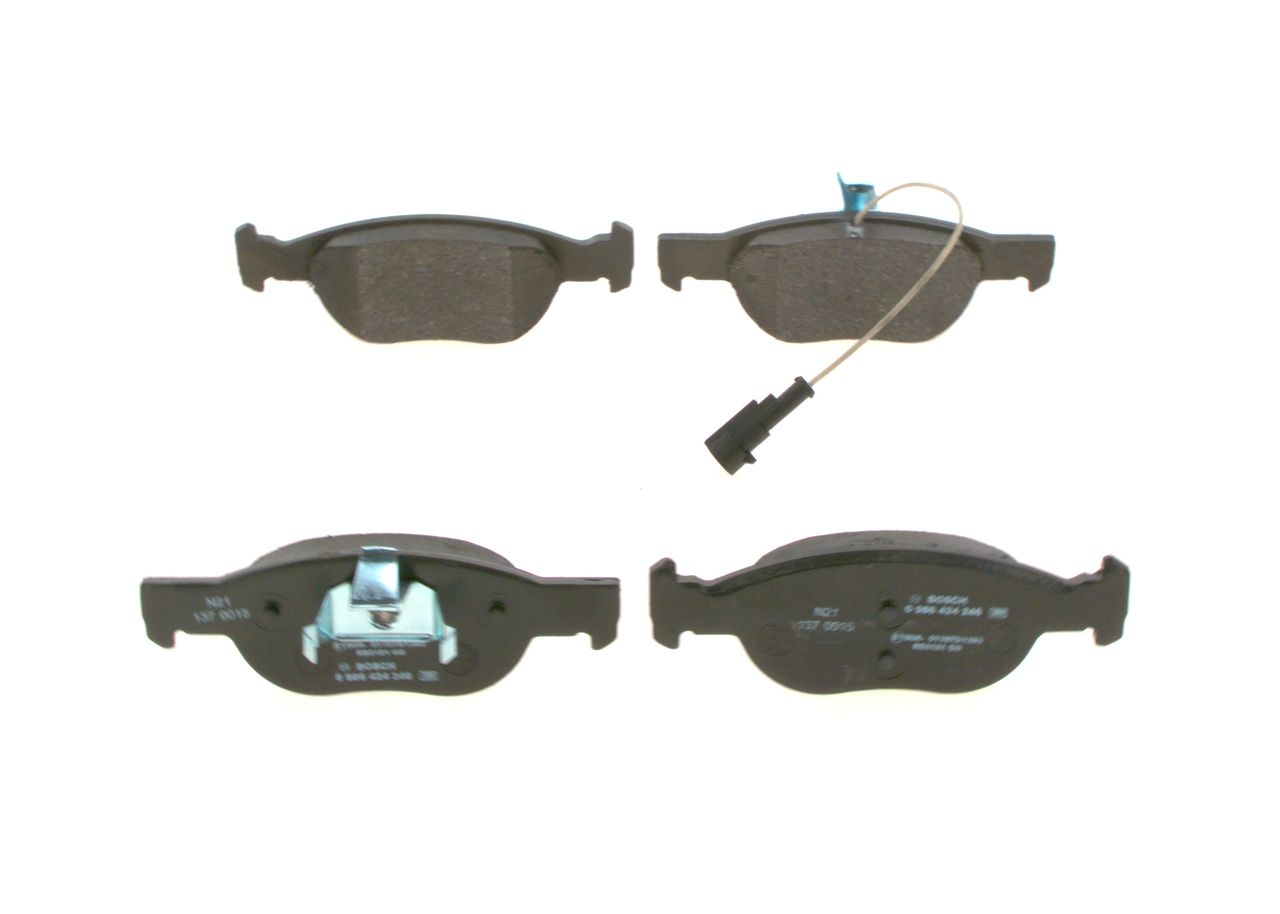 BOSCH 0 986 424 246 - Bremsbelagsatz, Scheibenbremse