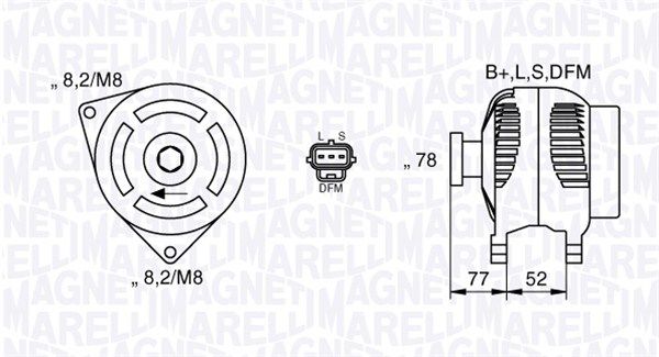 MAGNETI MARELLI 063377418010 - Generator