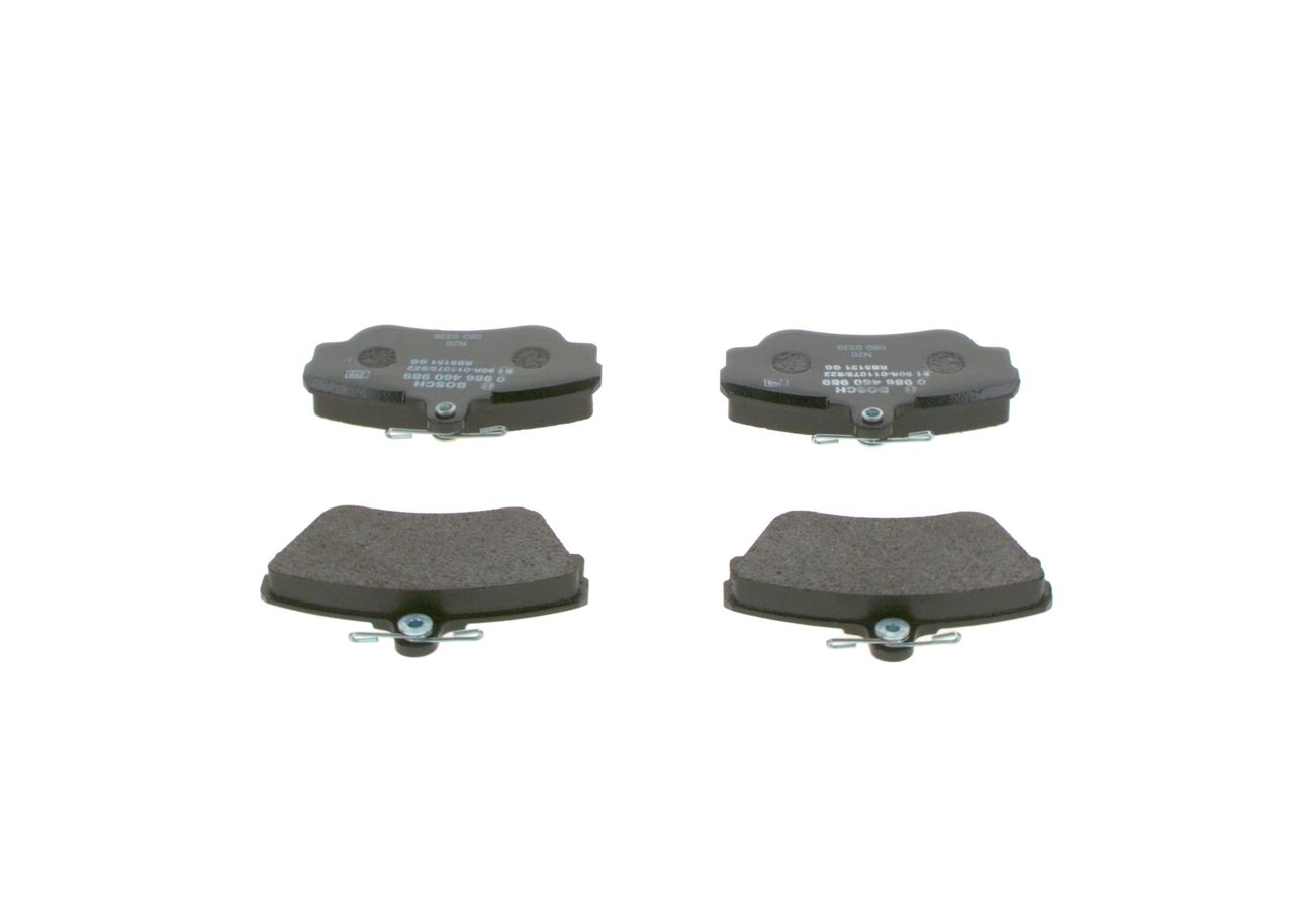 BOSCH 0 986 460 989 - Bremsbelagsatz, Scheibenbremse