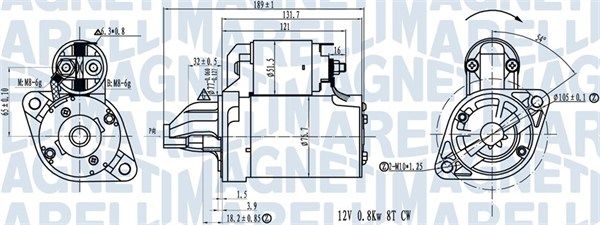 MAGNETI MARELLI 063721311010 - Starter