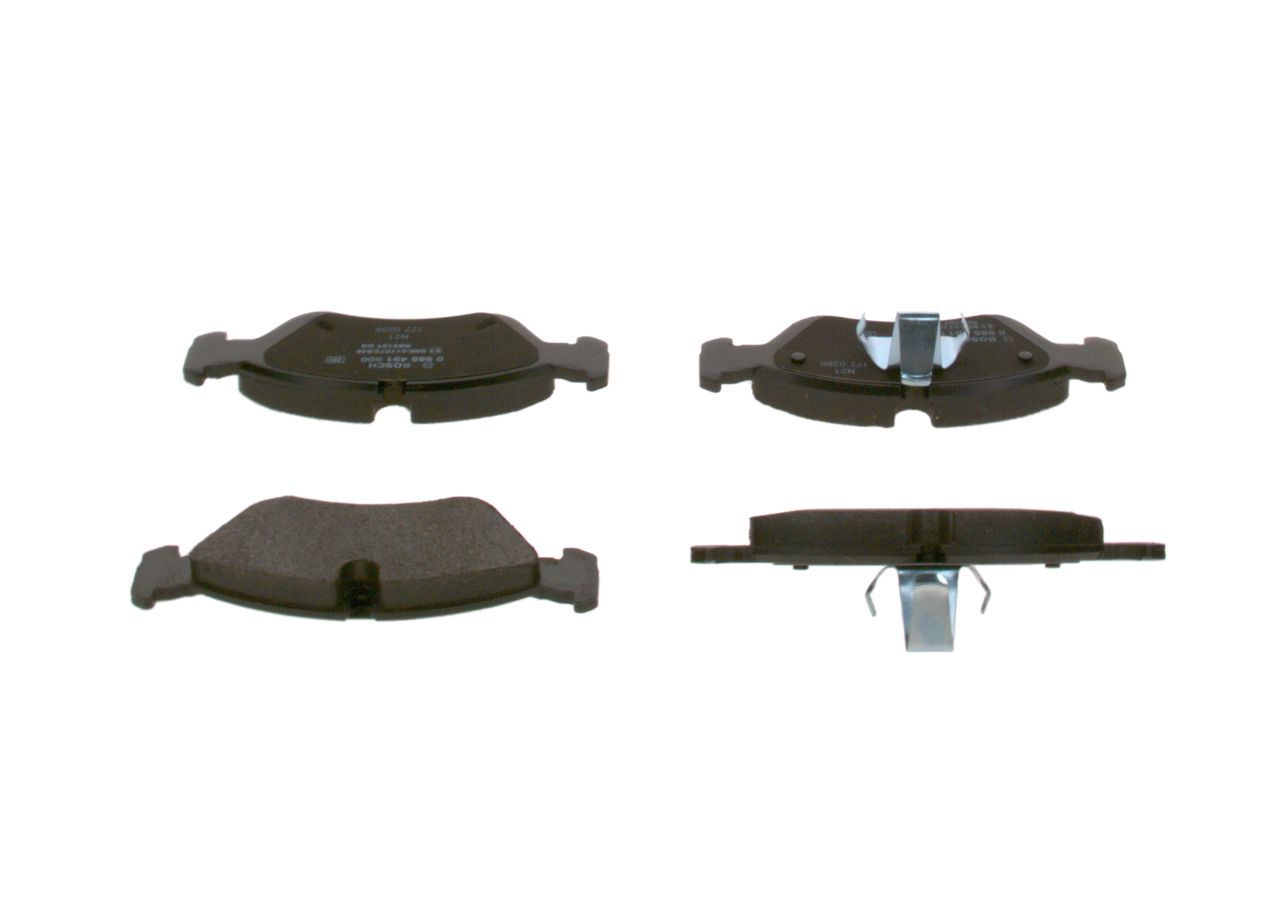 BOSCH 0 986 491 900 - Bremsbelagsatz, Scheibenbremse