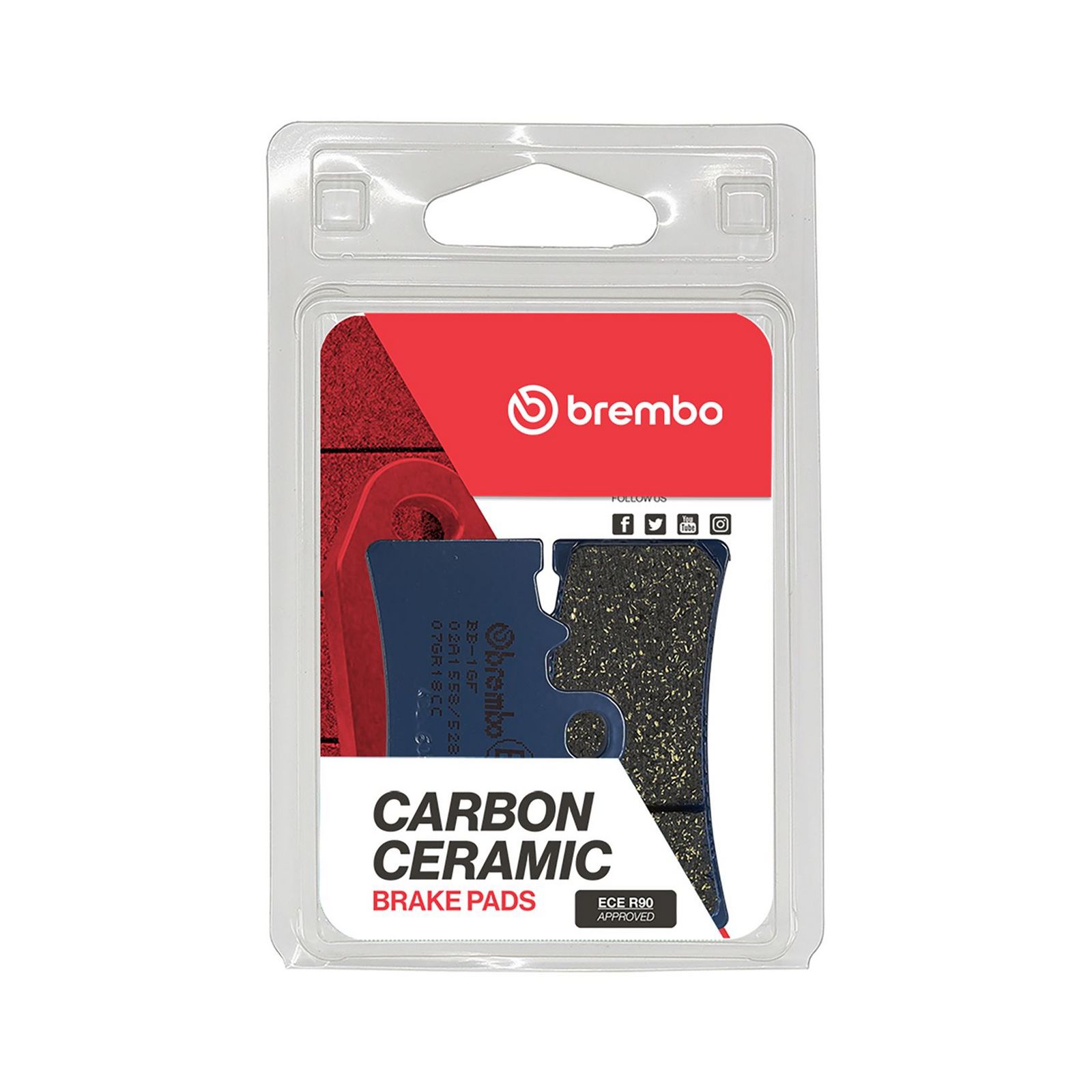 BREMBO 07GR18CC - Bremsbelagsatz, Scheibenbremse