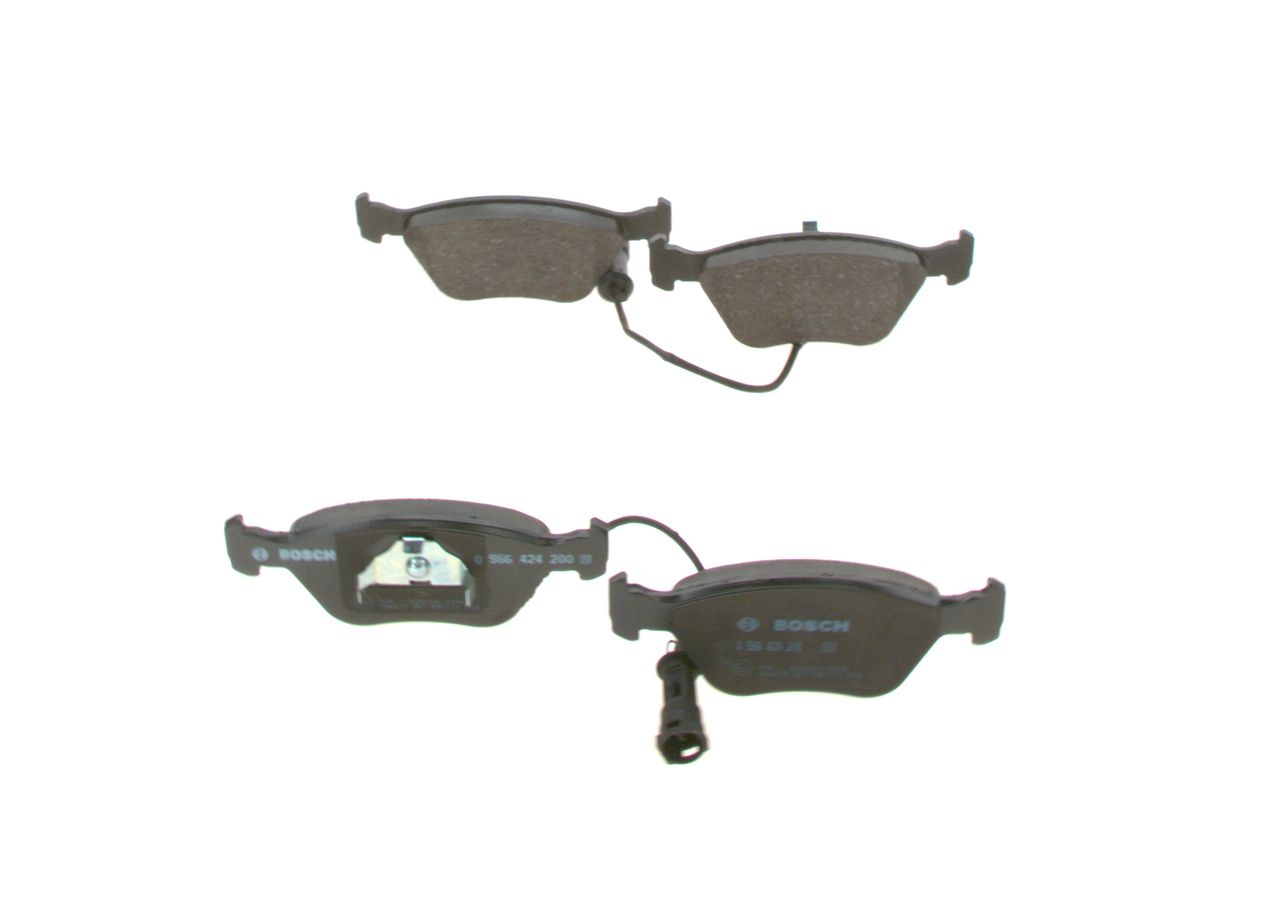 BOSCH 0 986 424 200 - Bremsbelagsatz, Scheibenbremse