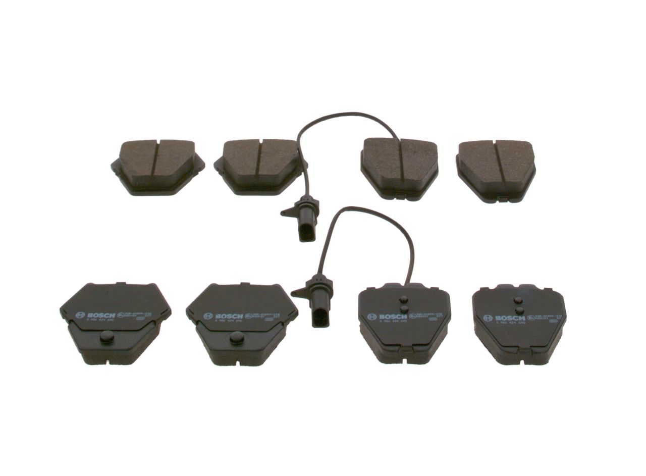 BOSCH 0 986 424 690 - Bremsbelagsatz, Scheibenbremse