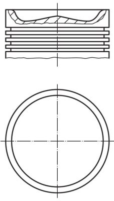 MAHLE 001 PI 00110 000 - Kolben