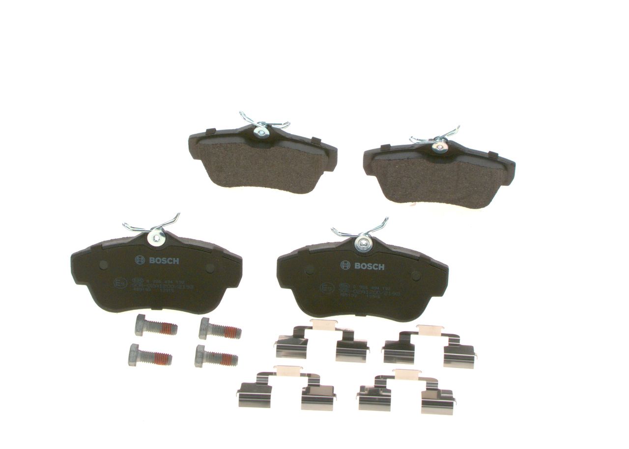 BOSCH 0 986 494 192 - Bremsbelagsatz, Scheibenbremse