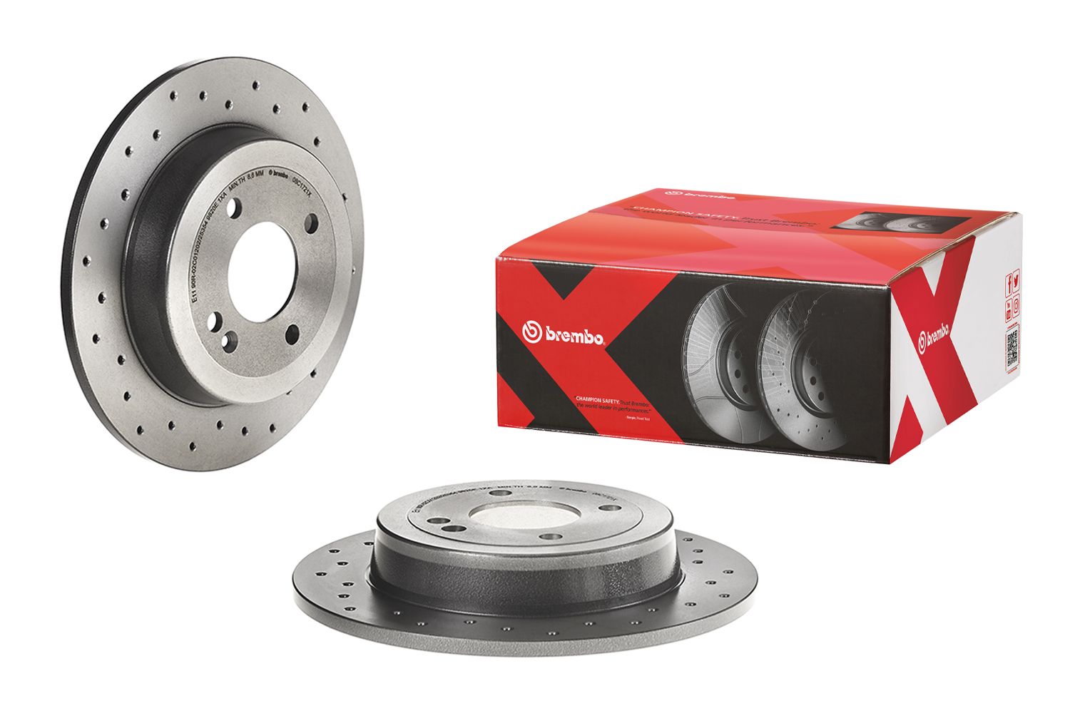BREMBO 08.C172.1X - Bremsscheibe