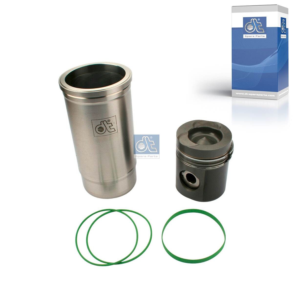 DT Spare Parts 1.31057 - Reparatursatz, Kolben/Zylinderlaufbuchse