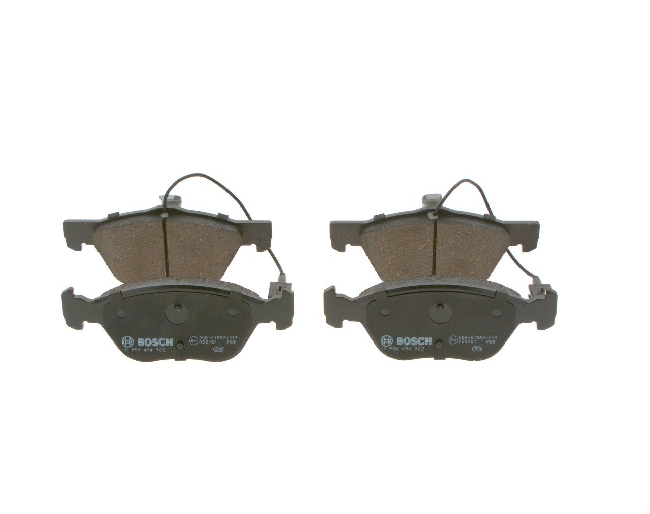 BOSCH 0 986 494 922 - Bremsbelagsatz, Scheibenbremse