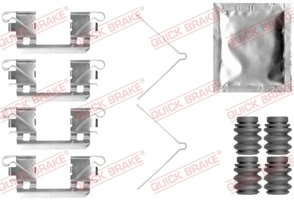 QUICK BRAKE 109-0113 - Zubehörsatz, Scheibenbremsbelag
