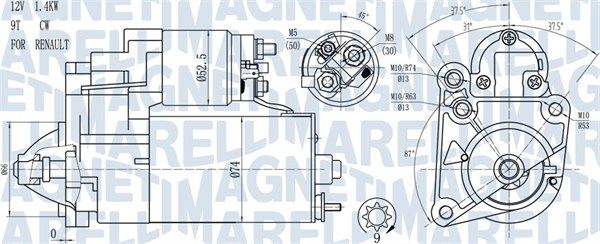 MAGNETI MARELLI 063720784010 - Starter