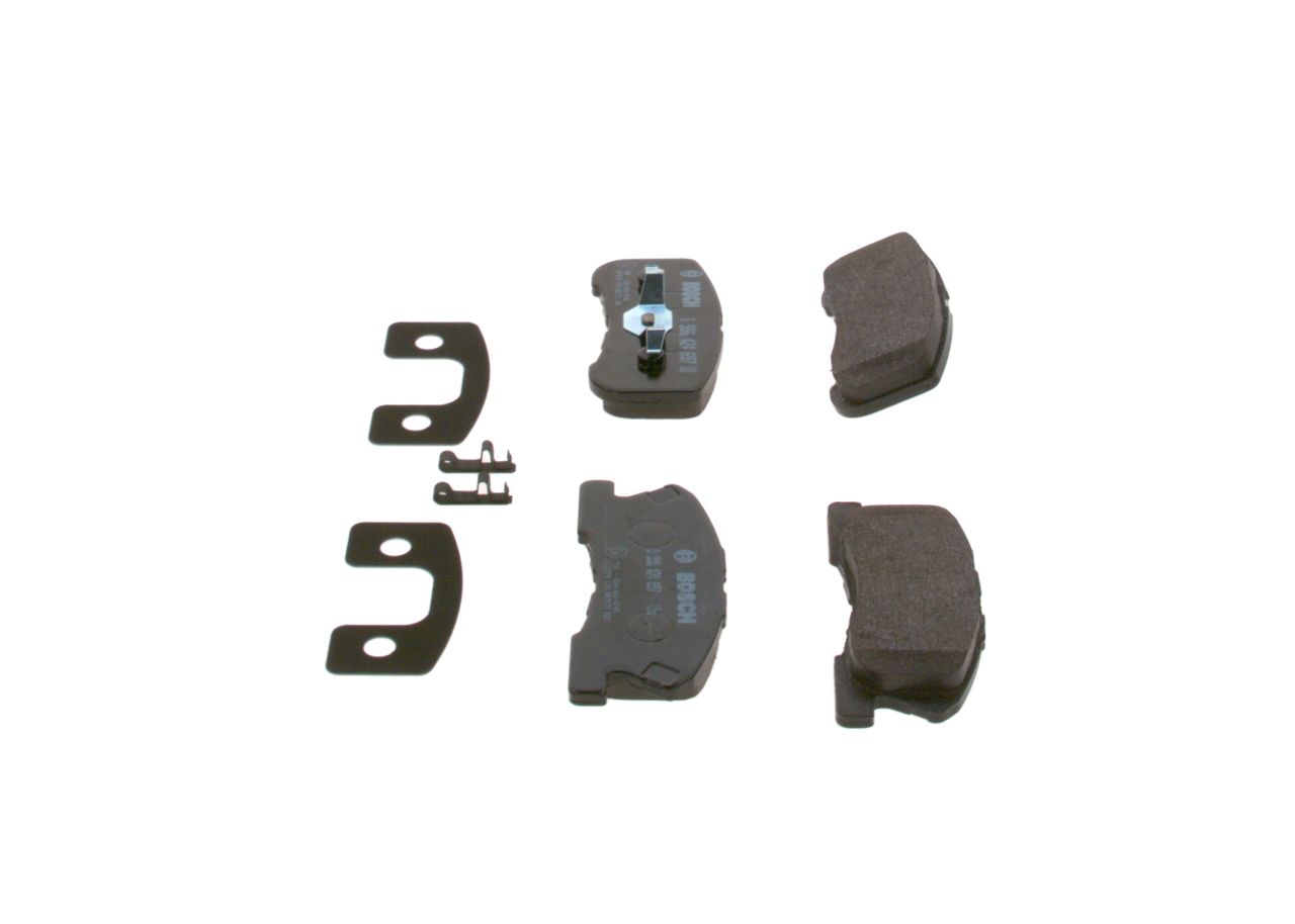 BOSCH 0 986 424 697 - Bremsbelagsatz, Scheibenbremse