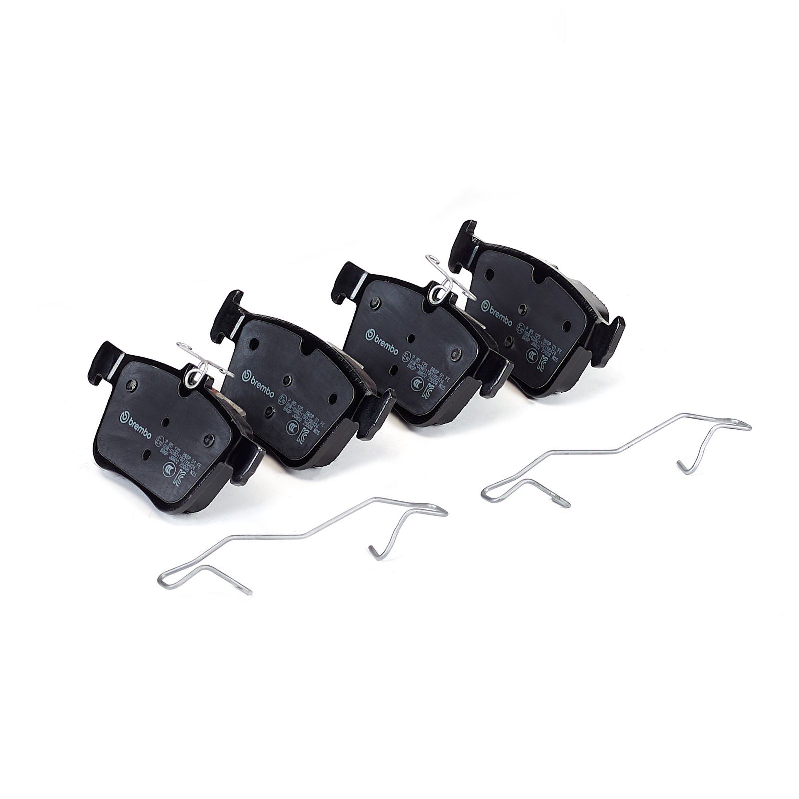 BREMBO P 85 125 - Bremsbelagsatz, Scheibenbremse
