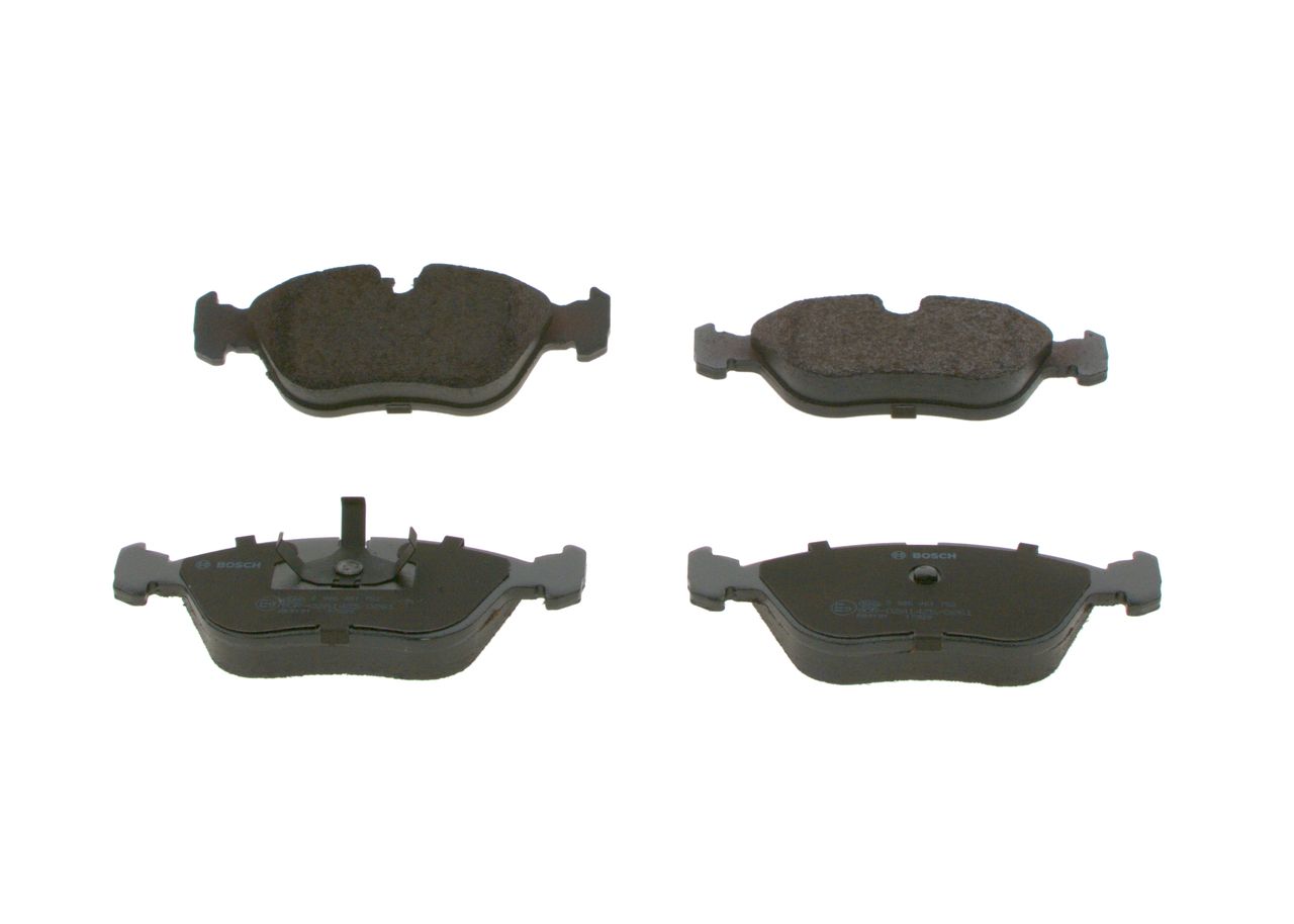 BOSCH 0 986 461 752 - Bremsbelagsatz, Scheibenbremse