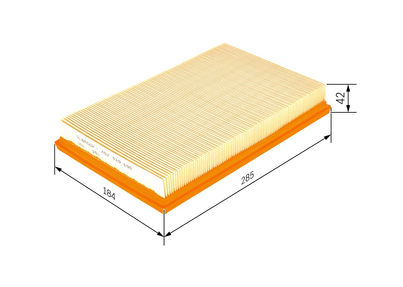 BOSCH 1 457 429 895 - Luftfilter