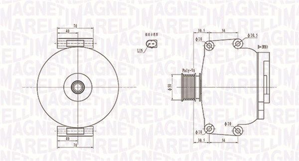 MAGNETI MARELLI 063731908010 - Generator