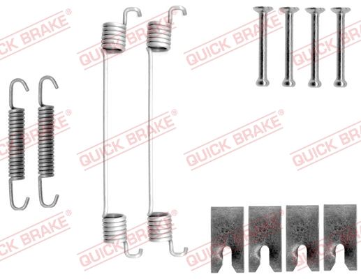 QUICK BRAKE 105-0827 - Zubehörsatz, Bremsbacken