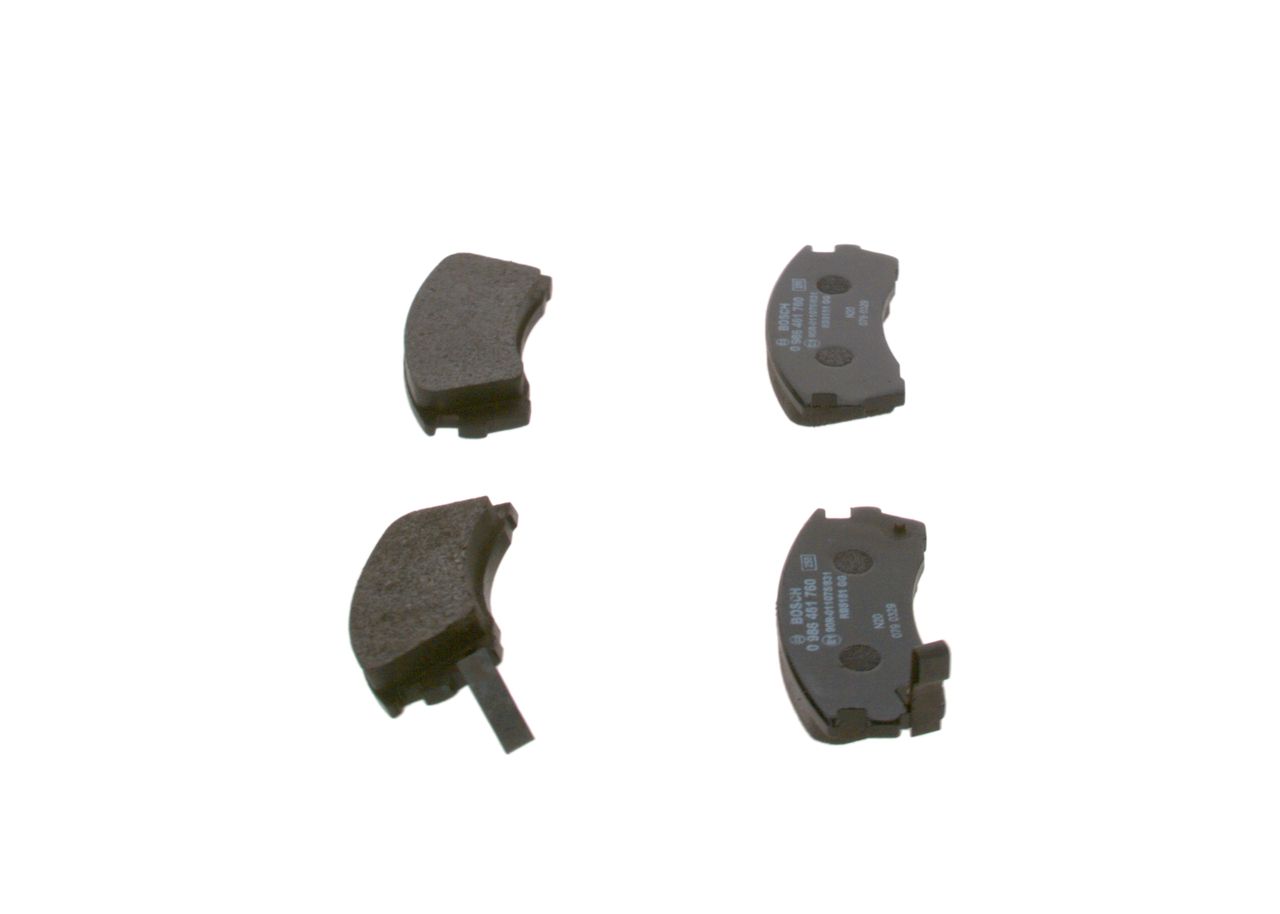 BOSCH 0 986 461 760 - Bremsbelagsatz, Scheibenbremse