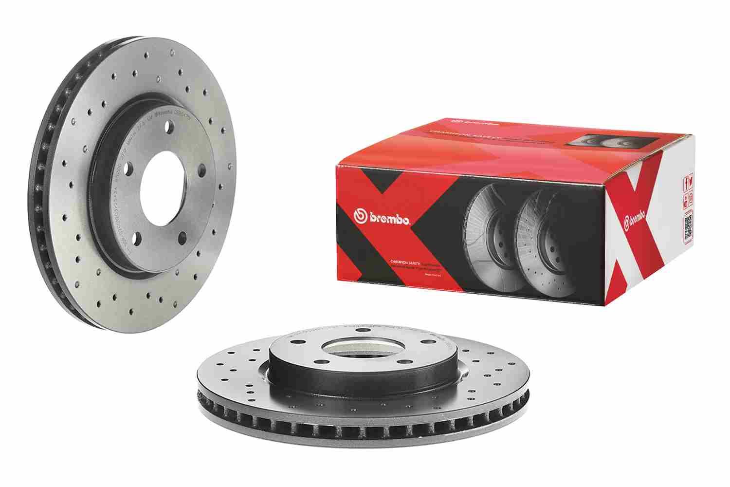 BREMBO 09.B647.1X - Bremsscheibe