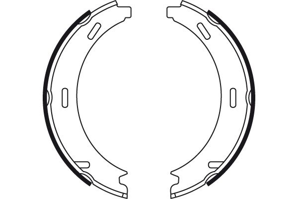 TRW GS8481 - Bremsbackensatz, Feststellbremse