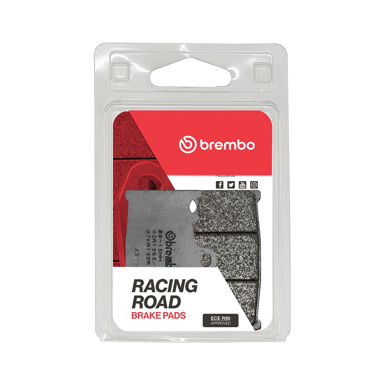 BREMBO 07KA13SR - Bremsbelagsatz, Scheibenbremse