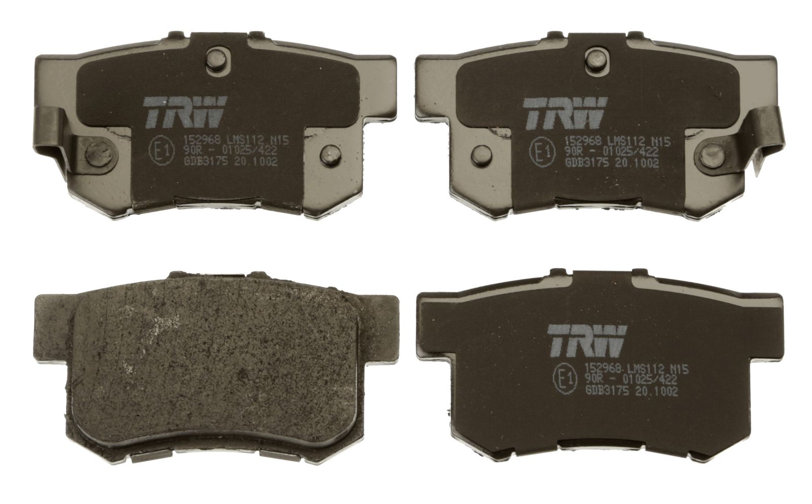 TRW GDB3175 - Bremsbelagsatz, Scheibenbremse