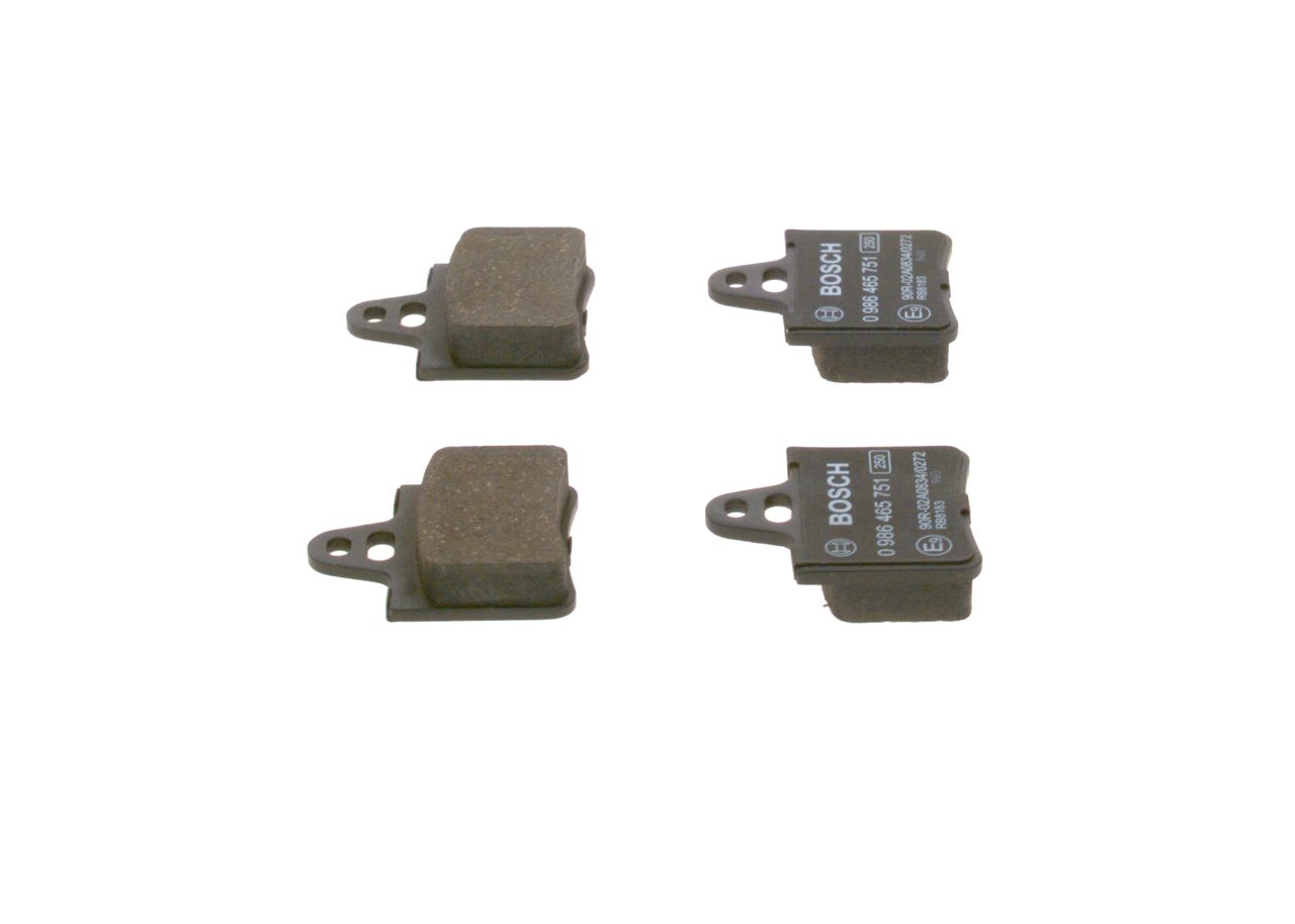 BOSCH 0 986 465 751 - Bremsbelagsatz, Scheibenbremse
