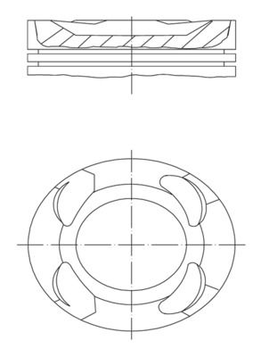MAHLE 081 PI 00124 000 - Kolben