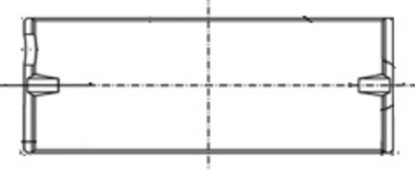 MAHLE 151 HL 18607 000 - Kurbelwellenlagerschale