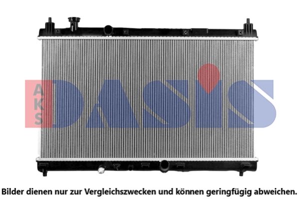 AKS DASIS 100096N - Kühler, Motorkühlung