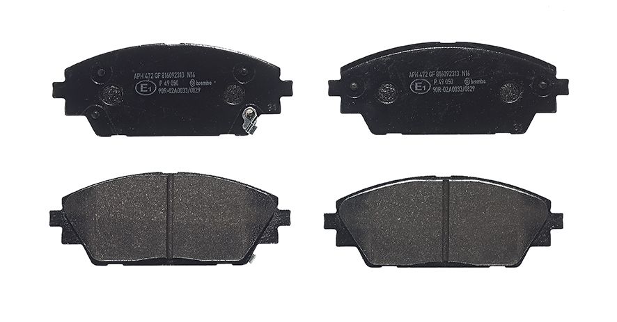 BREMBO P 49 050 - Bremsbelagsatz, Scheibenbremse