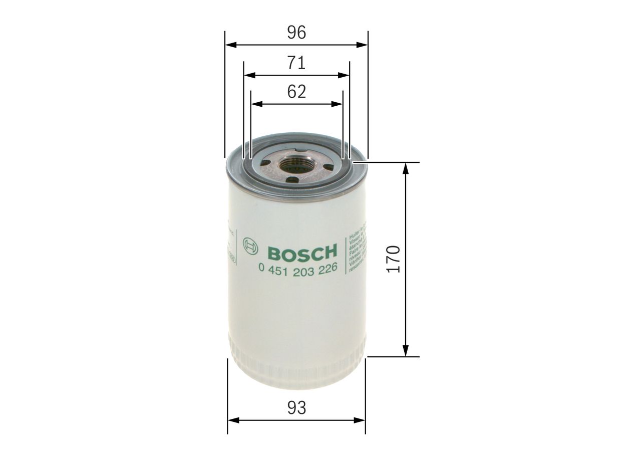 BOSCH 0 451 203 226 - Ölfilter