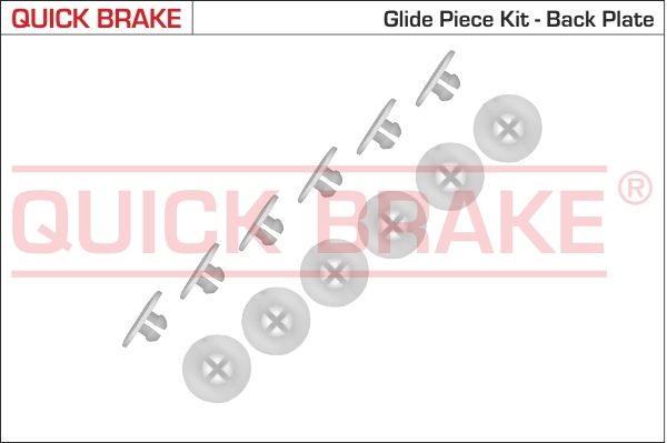 QUICK BRAKE 6858K - Zubehörsatz, Bremsbacken