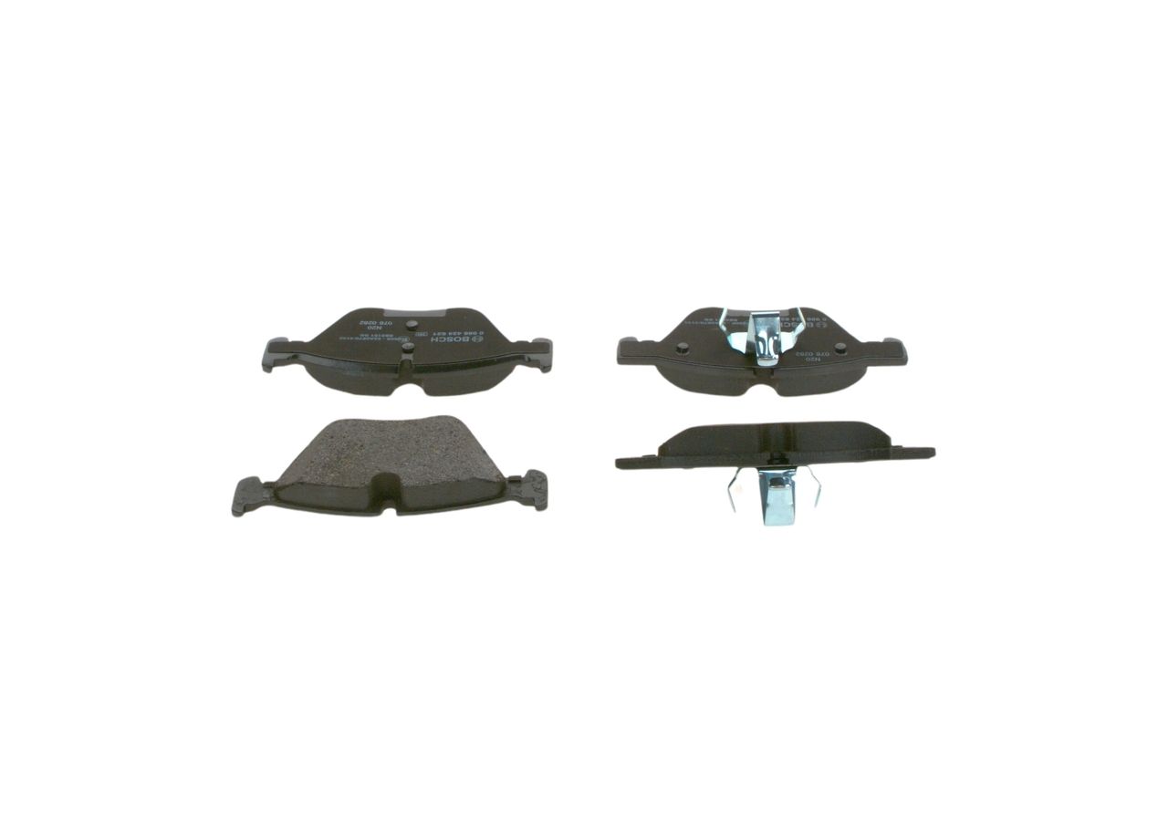 BOSCH 0 986 424 621 - Bremsbelagsatz, Scheibenbremse