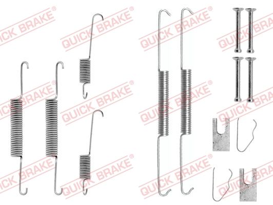 QUICK BRAKE 105-0645 - Zubehörsatz, Bremsbacken